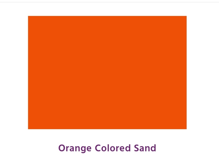 Orange Colored Sand