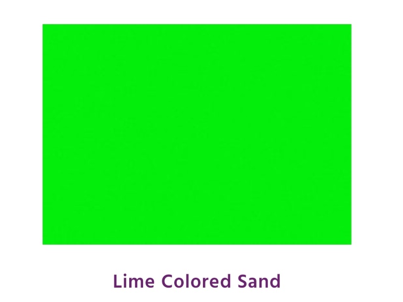 Lime Colored Sand