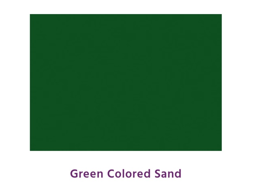 Green Colored Sand