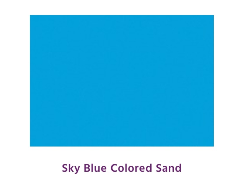 Sky Blue Colored Sand