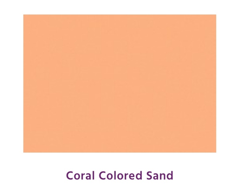 Coral Colored Sand