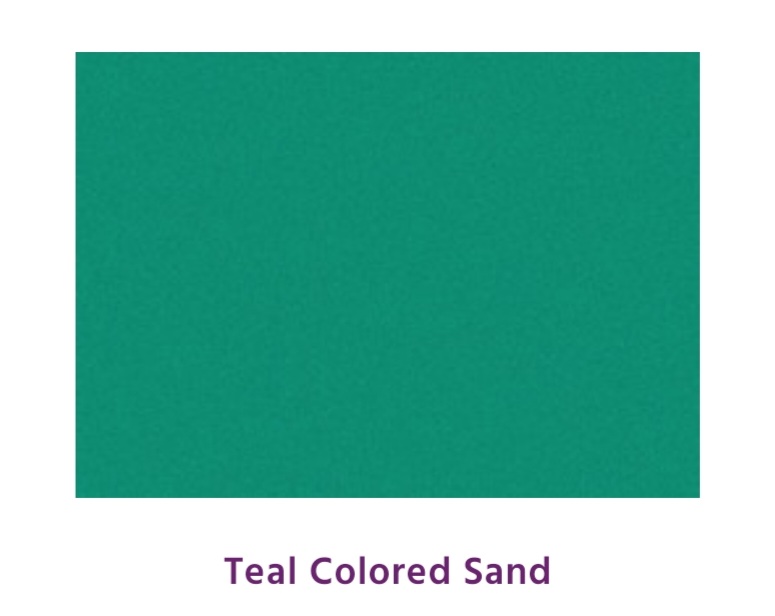 Teal Colored Sand
