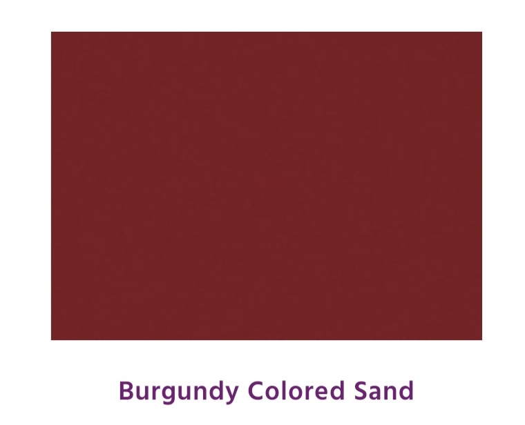 Burgundy Colored Sand